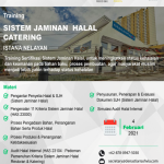 Flyer Training Halal - Istana Nelayan oleh Denasti Arrashvia